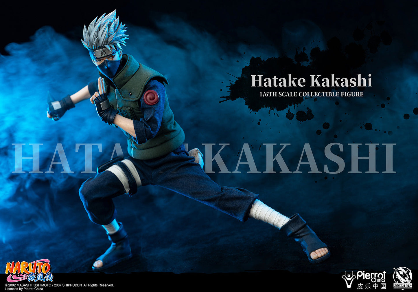 Pedido Figura Hatake Kakashi - Naruto marca Rocket Toys ROC-004 escala 1/6