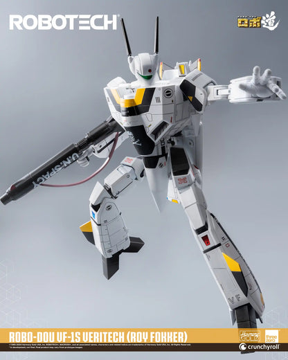 Preventa Figura ROBO-DOU VF-1J Veritech (Roy Fokker) - ROBOTECH marca Threezero 3Z0305 escala 1/72