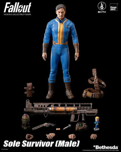 Preventa Figura Sole Survivor (Masculino) - FALLOUT marca Threezero 3Z0541 escala 1/6