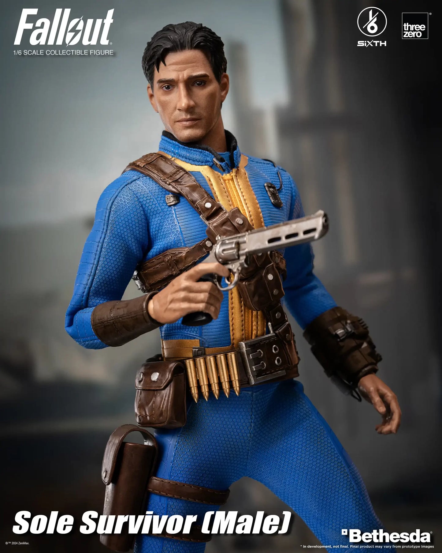 Preventa Figura Sole Survivor (Masculino) - FALLOUT marca Threezero 3Z0541 escala 1/6