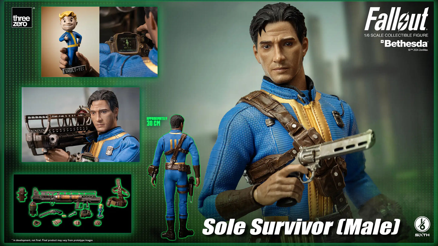 Preventa Figura Sole Survivor (Masculino) - FALLOUT marca Threezero 3Z0541 escala 1/6