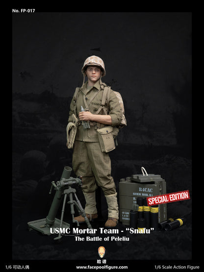 Preventa Figura USMC Mortar Team - "Snafu" (Special version) marca Facepool FP017B escala 1/6