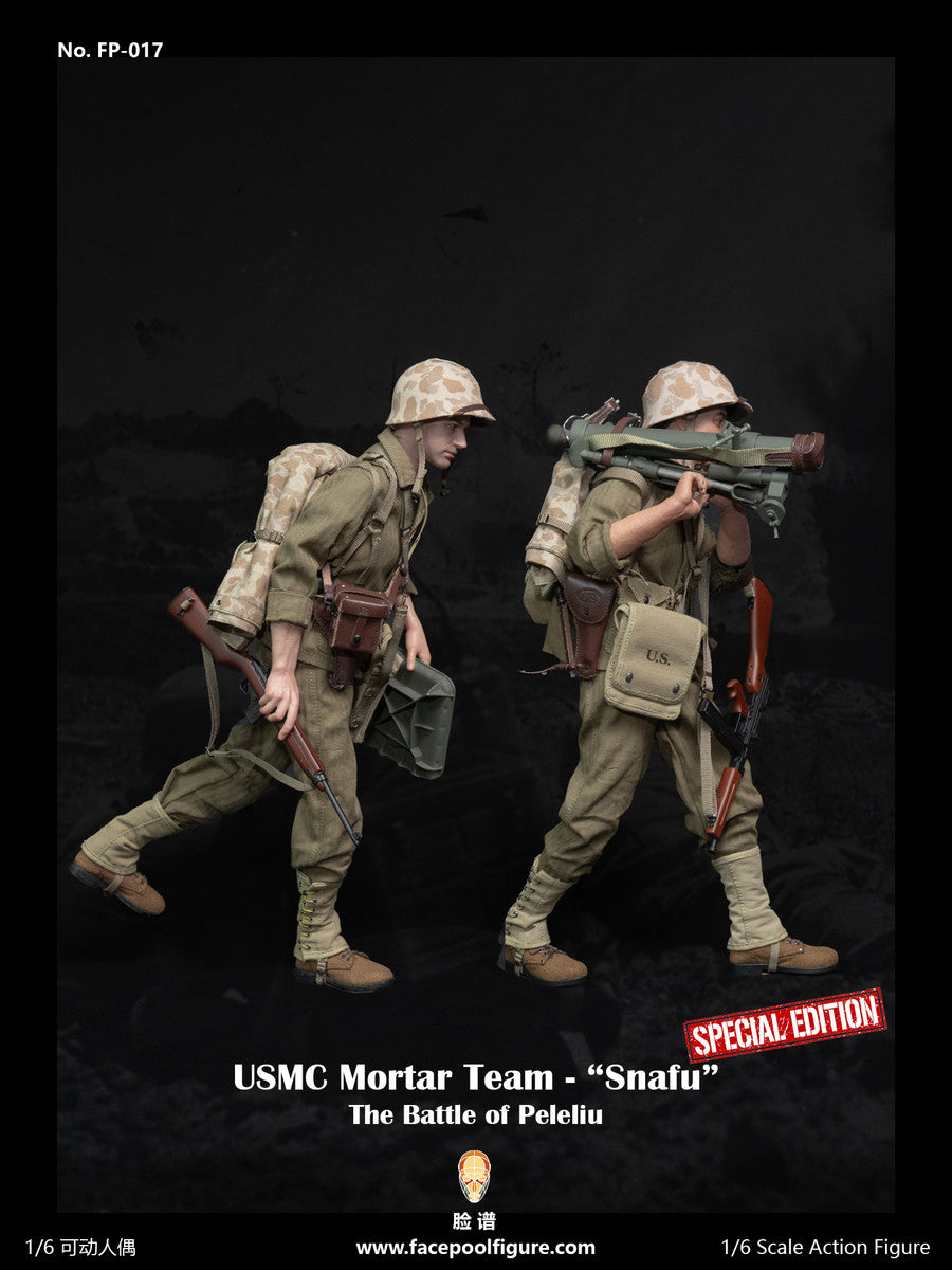 Preventa Figura USMC Mortar Team - "Snafu" (Special version) marca Facepool FP017B escala 1/6