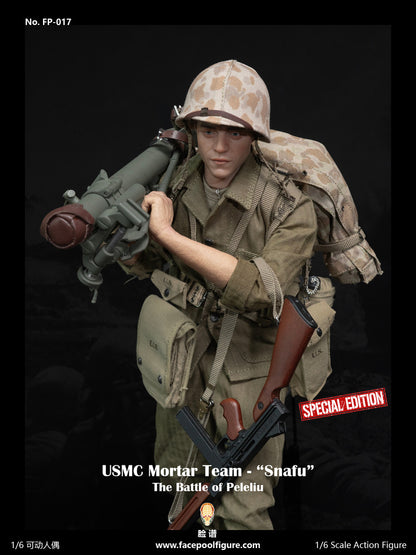 Preventa Figura USMC Mortar Team - "Snafu" (Special version) marca Facepool FP017B escala 1/6