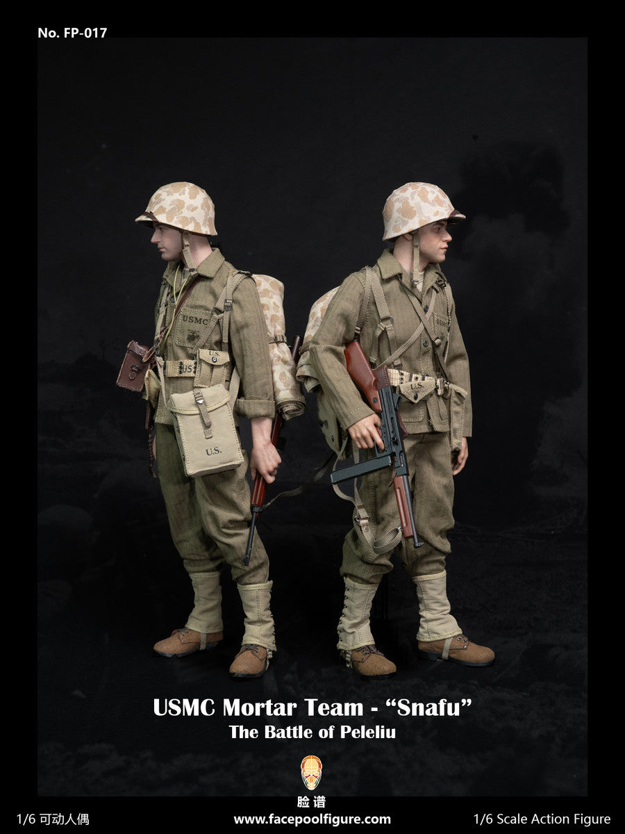 Preventa Figura USMC Mortar Team - "Snafu" (Standard version) marca Facepool FP017A escala 1/6