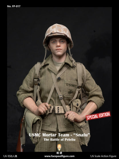 Preventa Figura USMC Mortar Team - "Snafu" (Special version) marca Facepool FP017B escala 1/6