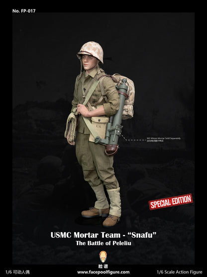 Preventa Figura USMC Mortar Team - "Snafu" (Special version) marca Facepool FP017B escala 1/6