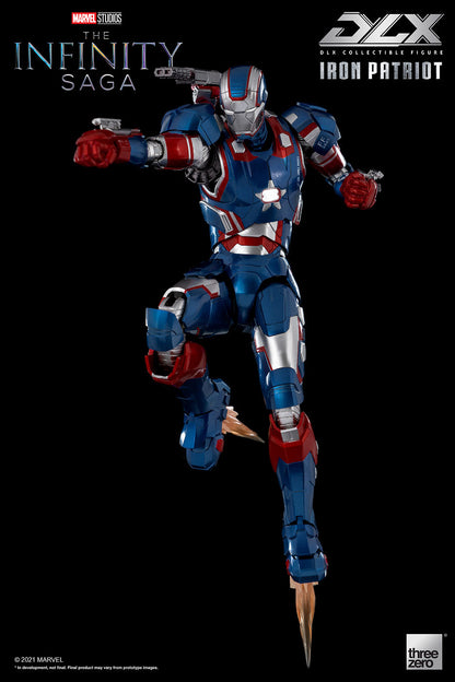 Pedido Figura DLX Iron Patriot - Avengers: Infinity Saga marca Threezero 3Z0257 escala pequeña 1/12