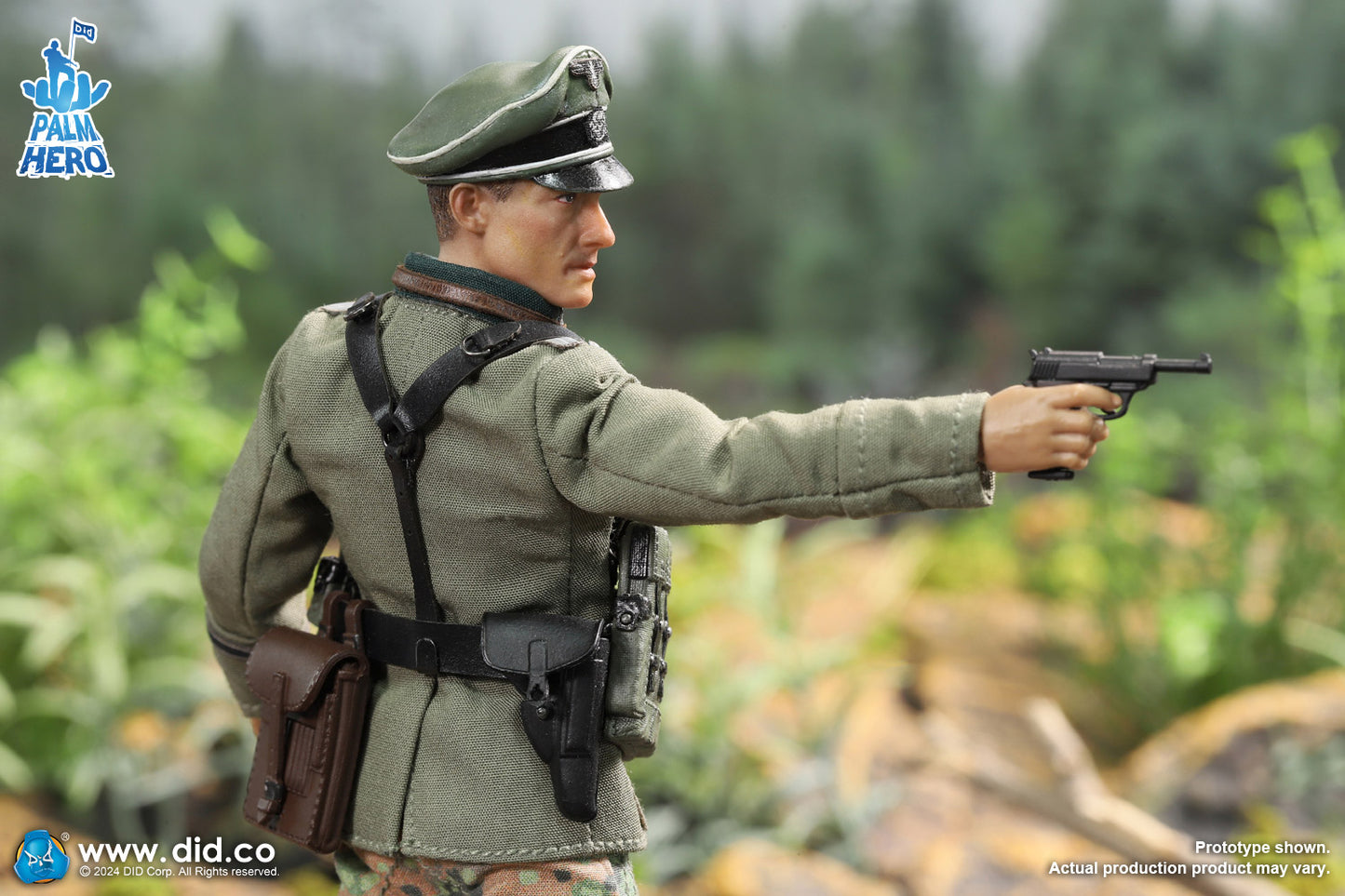 Pedido Figura Lieutenant Rainer - WWII German 12th Panzer Division Infantry - Palm Hero Series marca DID XD80024 escala pequeña 1/12