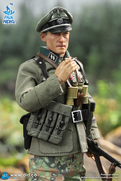 Pedido Figura Lieutenant Rainer - WWII German 12th Panzer Division Infantry - Palm Hero Series marca DID XD80024 escala pequeña 1/12