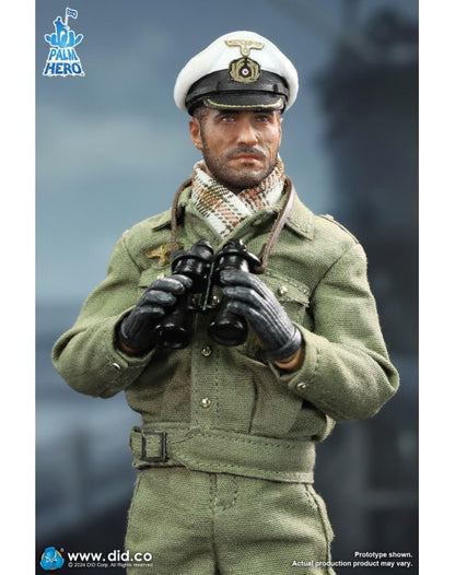 Pedido Figura Lehmann - WWII German U-Boat Commander - Palm Hero Series marca DID XD80026 escala pequeña 1/12