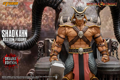 Pedido Figura Shao Kahn con Trono (Deluxe Edition) - Mortal Kombat marca Storm Collectibles escala 1/12