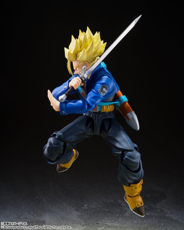 Pedido Figura Super Saiyan Trunks (Boy from the Future) - Dragon Ball Z - S.H.Figuarts marca Bandai Spirits escala pequeña 1/12