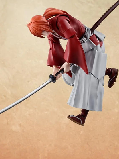 Preventa Figura Kenshin Himura - Rurouni Kenshin: Meiji Swordsman Romantic Story - S.H.Figuarts marca Bandai Spirits escala pequeña 1/12