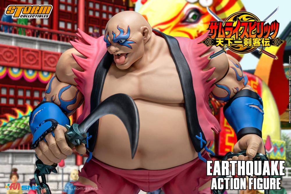 Preventa Figura Earthquake - Samurai Shodown VI marca Storm Collectibles escala pequeña 1/12