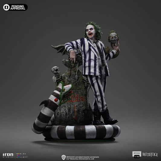 Preventa Estatua Beetlejuice (Deluxe) - Beetlejuice Beetlejuice (2024) - Limited Edition marca Iron Studios escala de arte 1/10