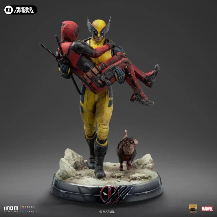 Preventa Estatua Deadpool & Wolverine Deluxe (Limited Edition) marca Iron Studios escala de arte 1/10