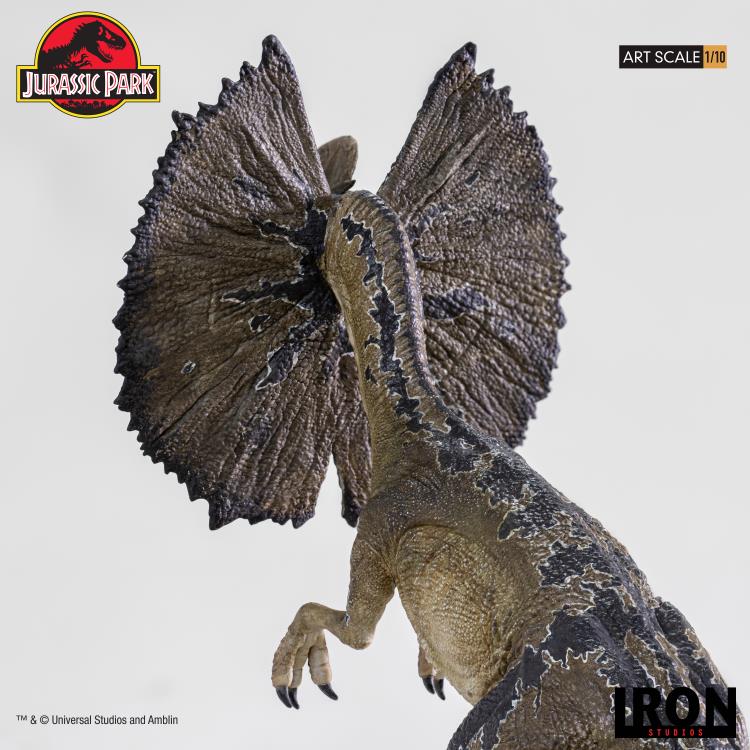 Preventa Estatua Dilophosaurus - Jurassic Park Icons - Limited Edition marca Iron Studios escala de arte 1/10