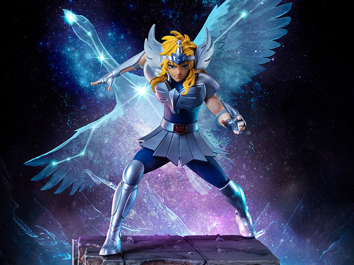 Preventa Estatua Cygnus Hyoga - Saint Seiya - Limited Edition marca Iron Studios escala de arte 1/10