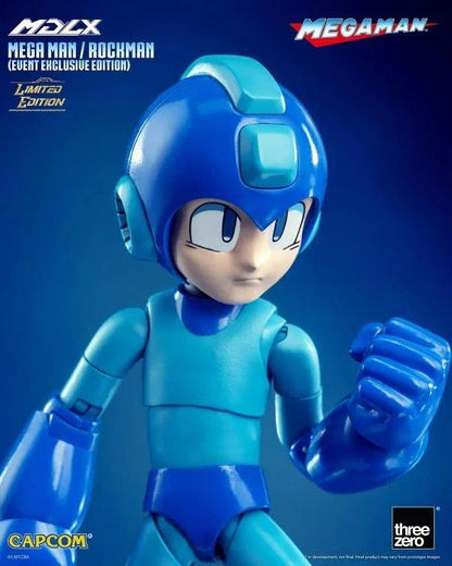 Preventa Figura MDLX Mega Man / Rockman (Event Exclusive version) (Edición Limitada) marca Threezero 3Z0572 escala pequeña 1/12