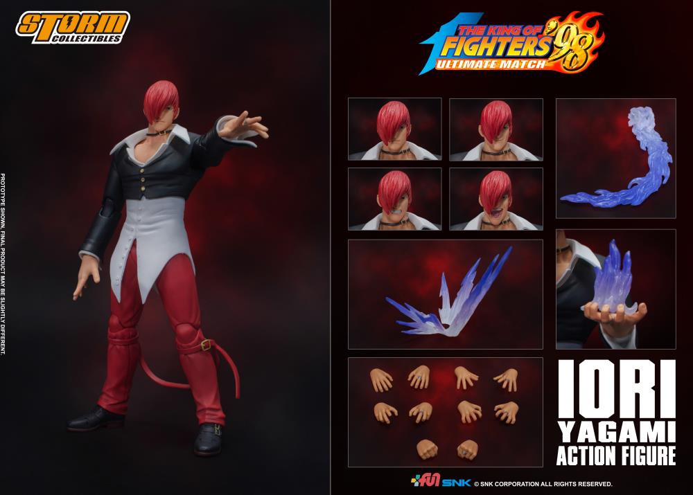 Pedido Figura Iori Yagami - The King of Fighters '98 marca Storm Collectibles SKKF03 escala pequeña 1/12