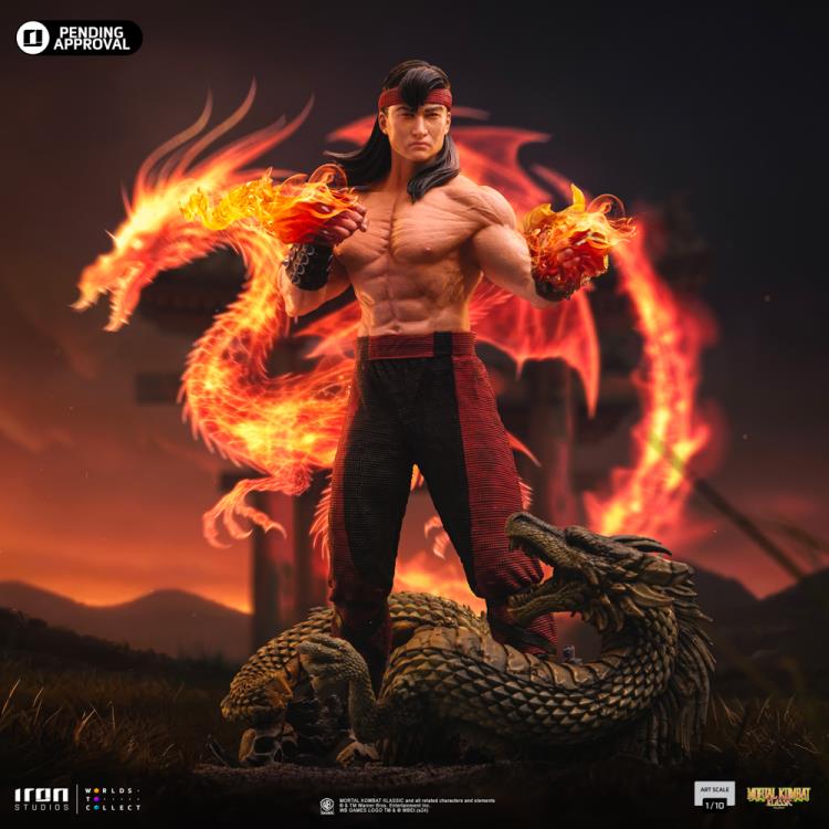 Preventa Estatua Liu Kang - Mortal Kombat - Limited Edition marca Iron Studios escala de arte 1/10