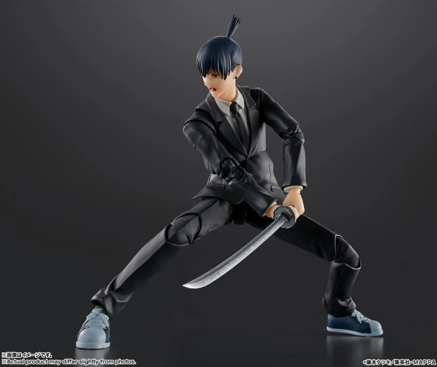 Preventa Figura Aki Hayakawa - Chainsaw Man - S.H.Figuarts marca Bandai Spirits escala pequeña 1/12