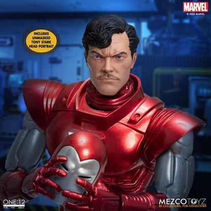 Pedido Figura Iron Man (Silver Centurion) - Marvel Comics One:12 Collective marca Mezco Toyz 76492 escala pequeña 1/12