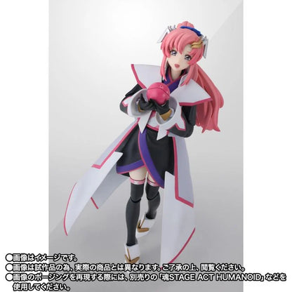 Preventa Figura Lacus Clyne (Compass Battle Surcoat version) - Mobile Suit Gundam - S.H.Figuarts marca Bandai Spirits escala pequeña 1/12