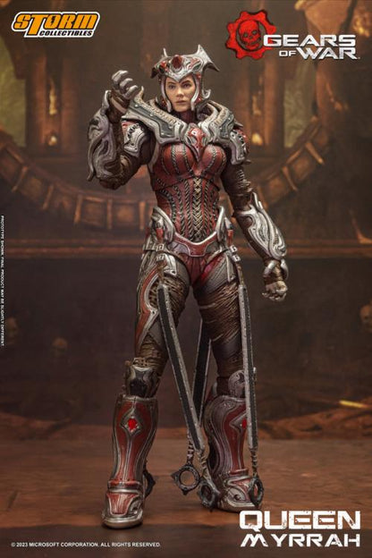 Preventa Figura Queen Myrrah - Gears of War  marca Storm Collectibles escala pequeña 1/12