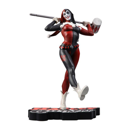 Pedido Estatua Red, White & Black Harley Quinn (Stjepan Šejić version) (Edición Limitada) (Resina) - DC Comics marca McFarlane Toys x DC Direct escala 1/10