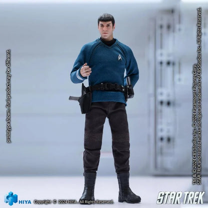 Preventa Figura Spock (Exclusiva PX Previews) - Star Trek (2009) - Exquisite Super Series marca HIYA ESS0266 escala pequeña 1/12