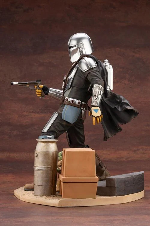 Pedido Estatua Mandalorian & Baby Yoda - Star Wars: The Mandalorian - ArtFX marca Kotobukiya escala 1/7