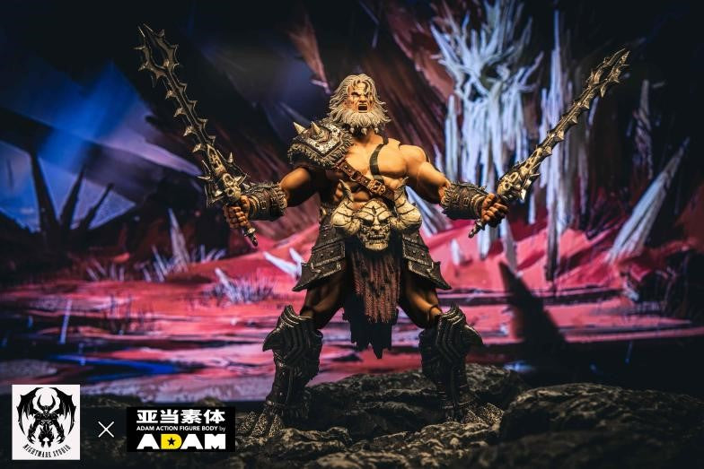 Preventa Figura Barbarian Berserker marca Nightmare Studio D20 escala pequeña 1/12