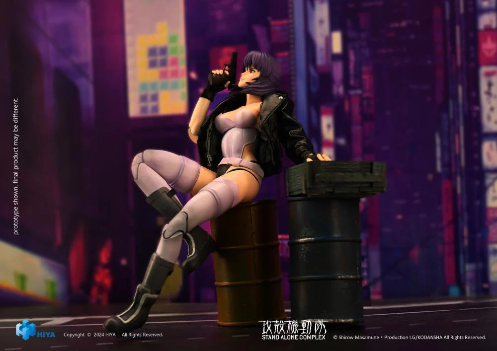 Preventa Figura Motoko Kusanagi (Exclusiva PX Previews) - Ghost in the Shell - Exquisite Super Series marca HIYA ESS0 escala pequeña 1/12