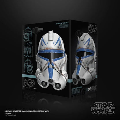 Pedido Casco Electrónico del Clone Captain Rex - Serie Star Wars: Ahsoka - Star Wars: The Black Series marca Hasbro escala real 1/1