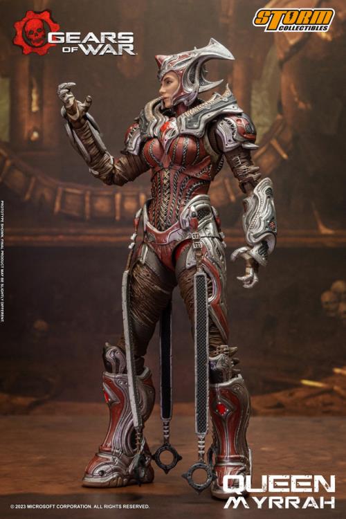 Preventa Figura Queen Myrrah - Gears of War  marca Storm Collectibles escala pequeña 1/12