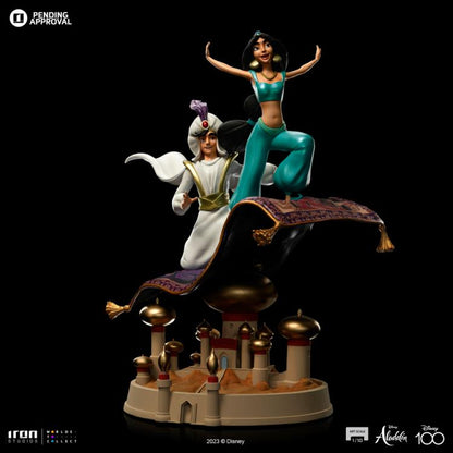 Preventa Estatua Aladdin y Jasmine - Disney Classics (Disney 100th Anniversary) - Limited Edition marca Iron Studios escala de arte 1/10