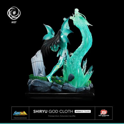 Pedido Estatua SHIRYU God Cloth (Limited Edition) - Saint Seiya Ikigai marca TSUME a escala 1/6 (43 cm)