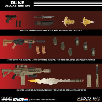 Pedido Figura Duke Deluxe Edition - G.I.Joe - One:12 Collective marca Mezco Toyz 76205 escala pequeña 1/12