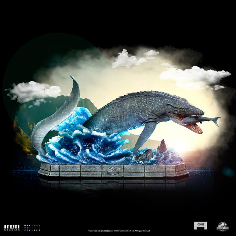 Preventa Estatua Mosasaurus - Jurassic World Icons - Limited Edition marca Iron Studios escala de arte 1/10