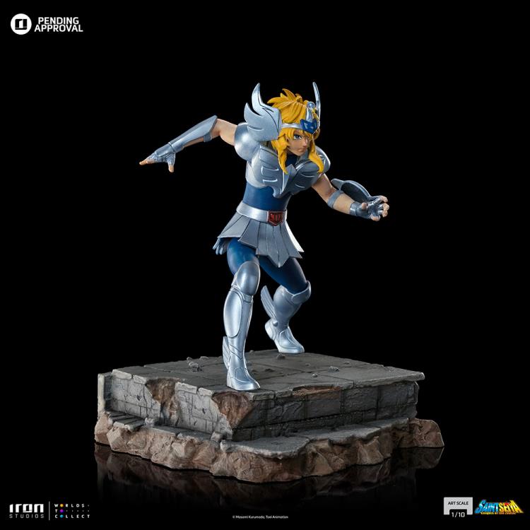 Preventa Estatua Cygnus Hyoga - Saint Seiya - Limited Edition marca Iron Studios escala de arte 1/10