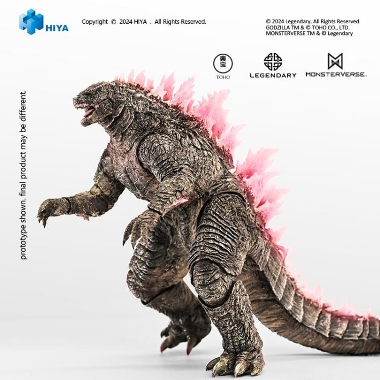 Preventa Figura Godzilla Evolved (Exclusiva PX Previews) - Godzilla x Kong: The New Empire - Exquisite Basic marca HIYA EBG0412 (18 cm)