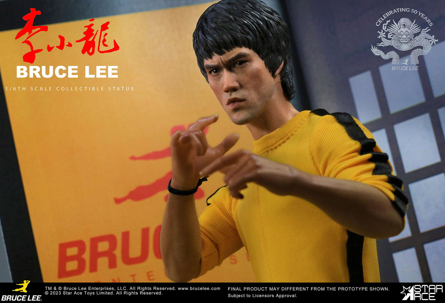 Preventa Estatua Bruce Lee (Deluxe Version) - 50th Anniversary Commemorative marca Star Ace SA9064 escala 1/6