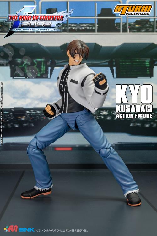 Pedido Figura Kyo Kusanagi - The King of Fighters 2002 Unlimited Match marca Storm Collectibles SKKF08 escala pequeña 1/12