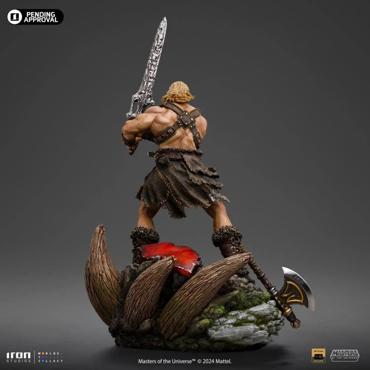 Preventa Estatua He-Man Unleashed (Deluxe) - Masters of the Universe - Limited Edition marca Iron Studios escala de arte 1/10