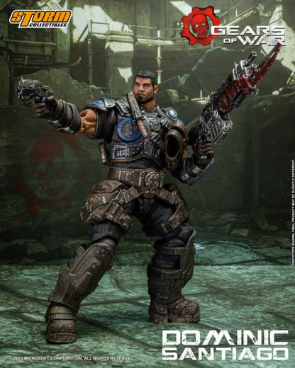 Preventa Figura Dominic Santiago - Gears of War  marca Storm Collectibles escala pequeña 1/12