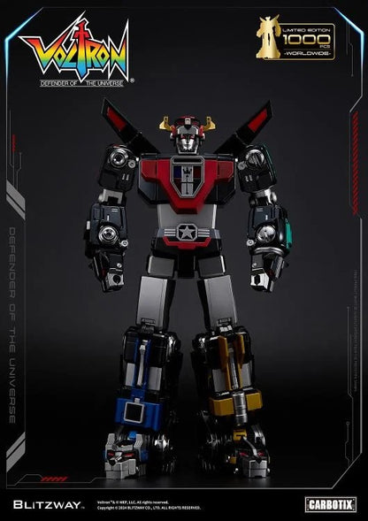 Preventa Figura Black Voltron (DIECAST) (Exclusiva Edición Limitada) - Carbotix Series marca Blitzway BW-CA-11101 (38 cm)