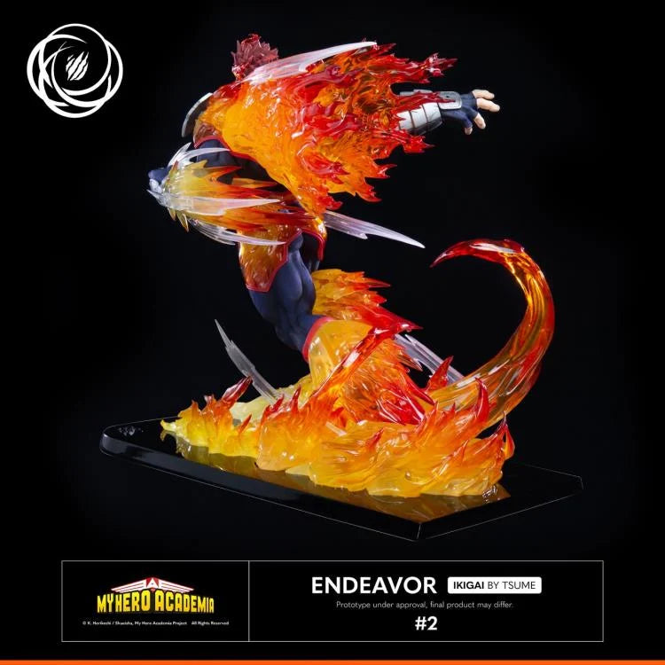 Preventa Estatua Endeavor (Limited Edition) - My Hero Academia Ikigai marca TSUME a escala 1/6 (34 cm)