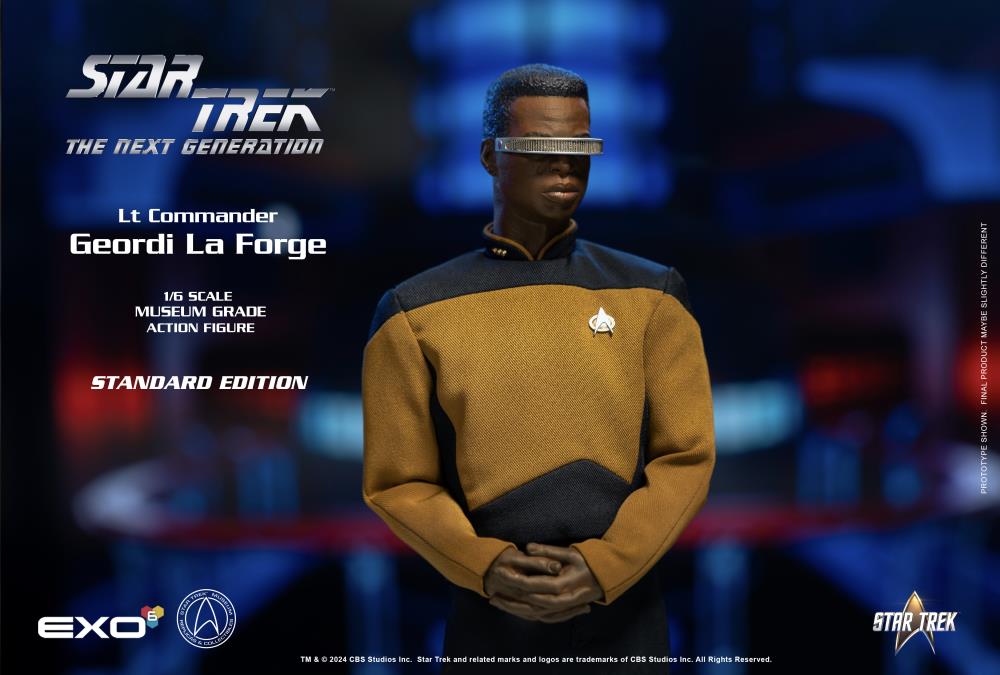 Pedido Figura Lt. Commander Geordi La Forge (Standard version) - Star Trek: The Next Generation marca EXO-6 EXO-01-018S escala 1/6